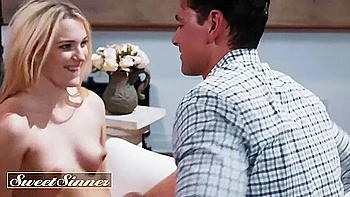 Enjoyable Sinner - Marvelous Teen 18+ Golden-haired Kenna James Seduces Her Friends Stepdaddy Ryan To Drill Her Snatch