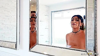 Reyna Belle, Donnie Rock And Logan Xander In Frisky Brunette Gets Fucked All Over The House