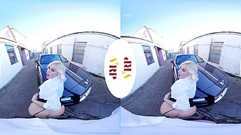 Ahatss: Blowjob, Cowgirl  Blonde VR Porn