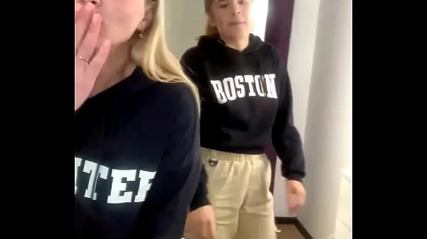 Two hot Russian hotties decided to indulge in front of the camera, look at these juicy tits