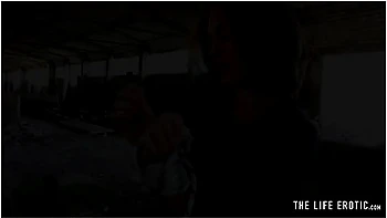 A Beautiful Girl Tied Up In A Warehouse And Cumming Hard