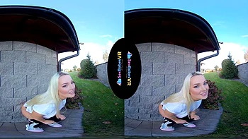 An outdoor story: Blowjob, Doggy  Cowgirl VR Porn