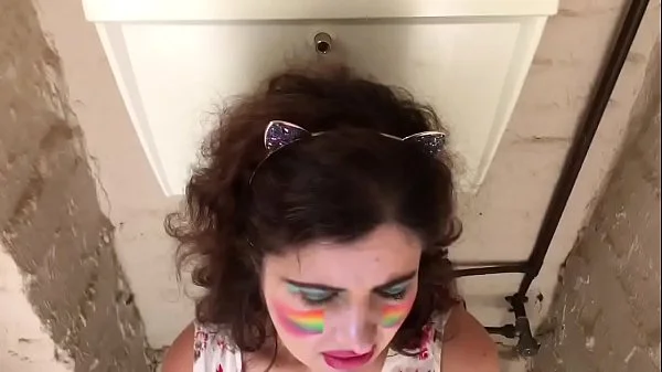 I enjoy swallowing his cum and piss after he makes me gag on his cock in the toilet.