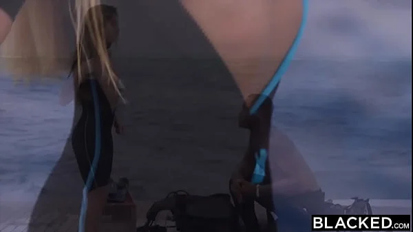 BLACKED Luscious Blonde Mary seduces her scuba instructor