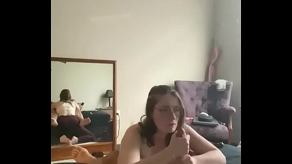 Babe with huge ass sucks and rides huge cock