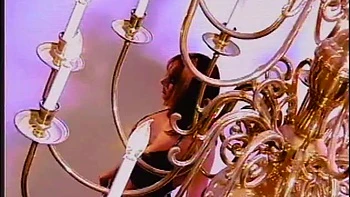 Sexy blond babe fucking brunette chick with dildo