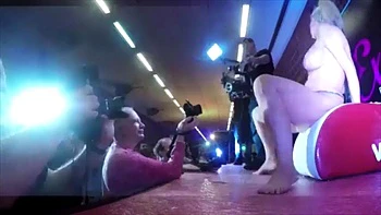 Sometimes a whore needs an audience to watch her squirt all over herself: Porn