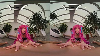 Pink LOL Cosplay Vr: Blowjob, Cowgirl  Cumshot Porn