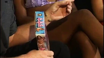 Horny ethnic sluts enjoy white cock