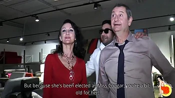 Miss Cougar Having A Hardcore Sex In A Shop