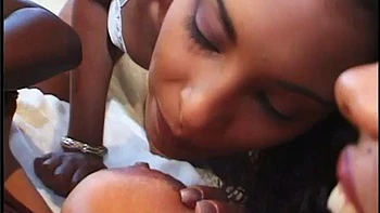 Black lesbian orgy: Licking, Xnxx  Lesbians Porn