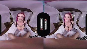 Anna Bell Peaks: Blowjob, Doggy  Cowgirl VR Porn