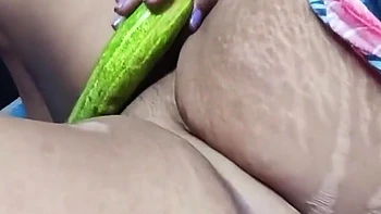 My Wife Hot Cucumber Fingering And Fuck My Dick