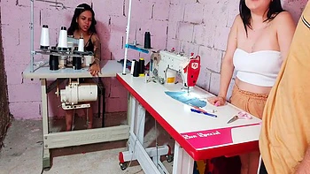 Wild Hottie, Wide Hips And Jennifer Pimenta In Costureiras Safadas E Um Cliente De Sorte