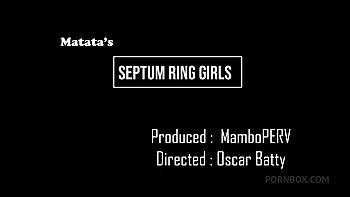 Septum Ring Girls #1: Pale Skin Brazilian Juh Mushroom & Caroleta