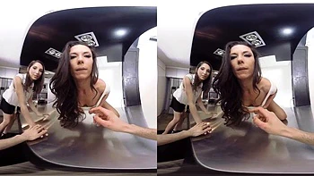 Ella: Missonary, Babe  Brunette VR Porn