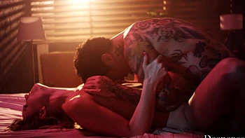 Addie Andrews enjoys sensual sex with her boyfriend in cowgirl