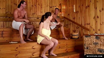 Big tits double fucker ft. Lucie Wilde: Cowgirl, Xnxx  Cumshot Porn