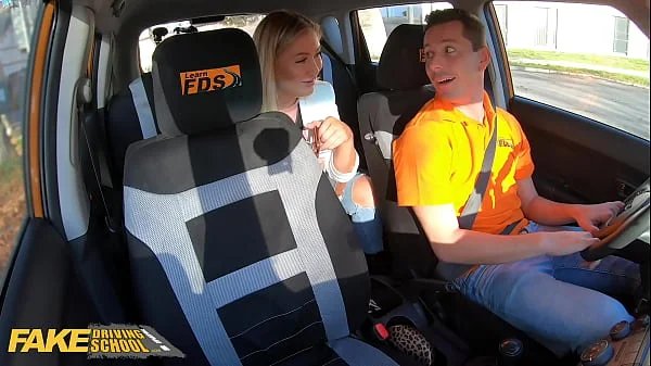 FakeDrivingSchool Cayla Lyons told Fuck Me and I'll Be Your Taxi
