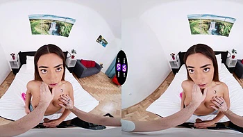 Pervert guy fucked Claudia Colt with shaved pussy in pov