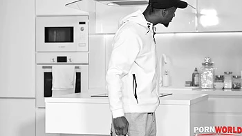 Busty Whore Kira Queen Takes Black Delivery Guy’s Massive Cock GP2253