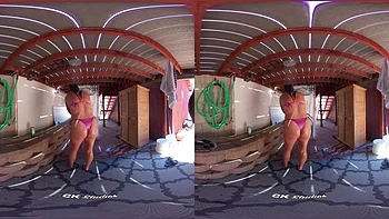 Outdoor Shower Tease