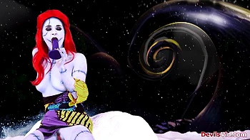 Sexy Joanna Angel in A nightmare before Christmas XXX parody