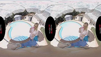 Fuck: Blowjob, Cowgirl  Babe VR Porn