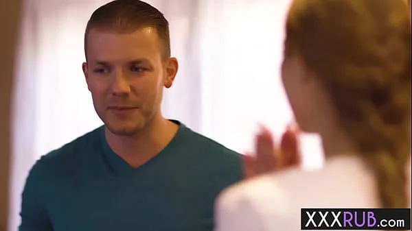 Big boobs masseuse Skylar Snow sucking big hard cock before hardcore sex