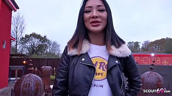 Small Thai Teenage 18+ Talk To Screw At Pickup Street Casting - German