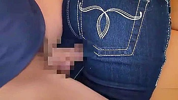 A woman resists having her jeans taken off, but is made to cum over and over again!