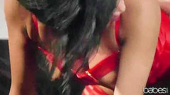 Featuring Ember Snows Doggystyle Action