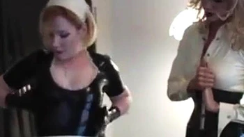 Woman dressing in latex: Babe, Blonde  Xnxx Porn