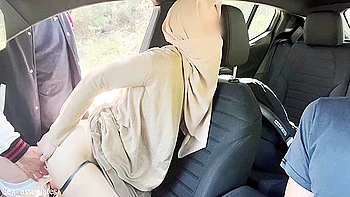 First Dogging In France. My Muslim Hijab Wifes First Fuck With A Stranger