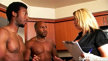 She came to fix: Blowjob, Doggy  Cowgirl Porn