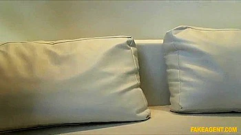 Reality Threesome: Two Fit Brunettes Ride Agents Thick Cock ( ) - James Brossman