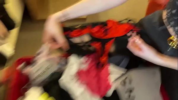 Hot fit tight student amateur girl Isabella shows her panties and erotic sexy lingerie for LEONS TV