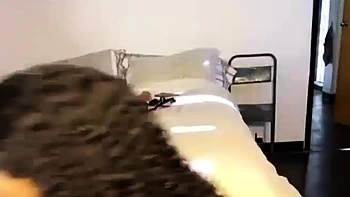 Busty ebony slut suck cock and take hard BBC pounding live a