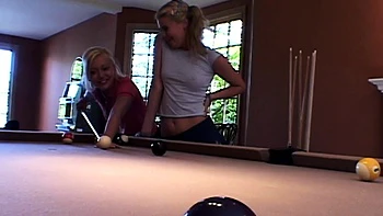 Hot blonde teens going lez