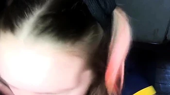 Cute Teen Gets a Surprise Facial in POV Video