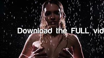 Sexy blonde MILF flaunts wet nude figure