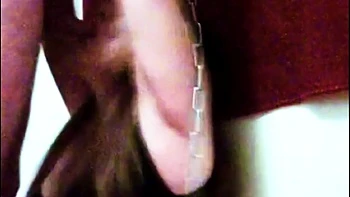 Mature slave Ellen chained and used