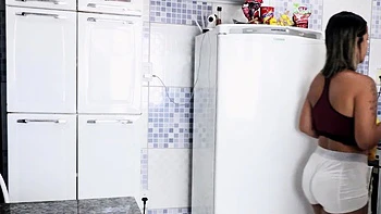 super super-steamy maid fries egg in ass, gets plumbed hard.