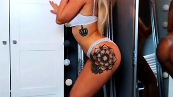 Polish Blonde Euroslut's Big Boobs and Ass