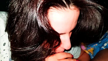 Romanian whore sucks a small cock