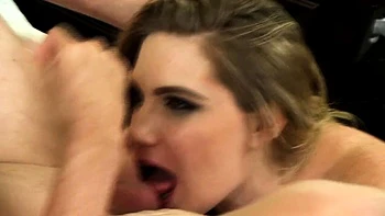 lovely blondie shakes big booty on pecker