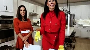 Stepmom and stepaunt sharing my cum