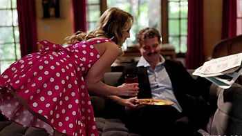 Inked Babe Dicked After Blowjob