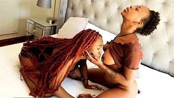 Big Tits Black Lesbians Play With Toys