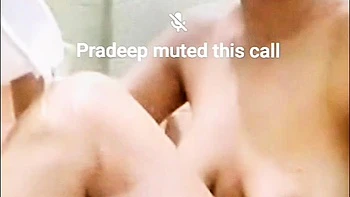 Sexy indian girl bathing nude on webcam